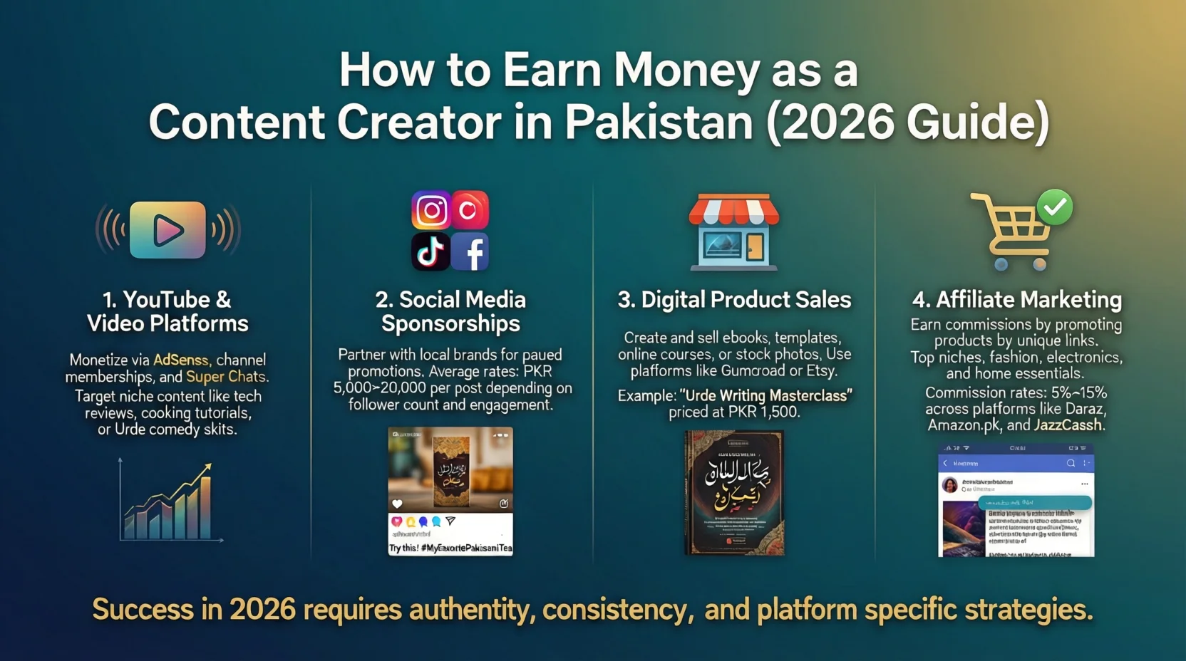 How to Earn Money as a Content Creator in Pakistan (2026 Guide)